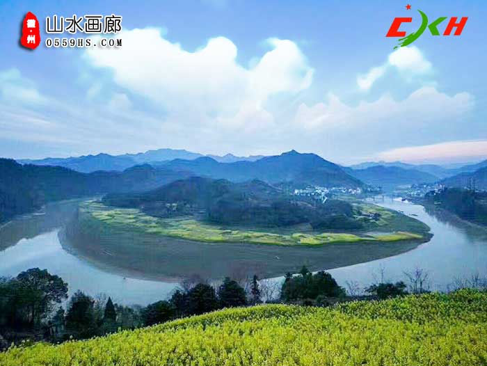 黄山一日游景点：新安江山水画廊图二