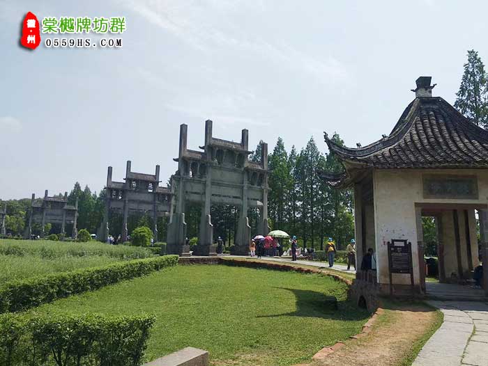 重庆到黄山三日游景点：棠樾牌坊群景区